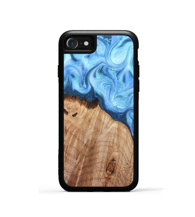 iPhone SE Wood Phone Case - Raekwon (Blue, 821243)
