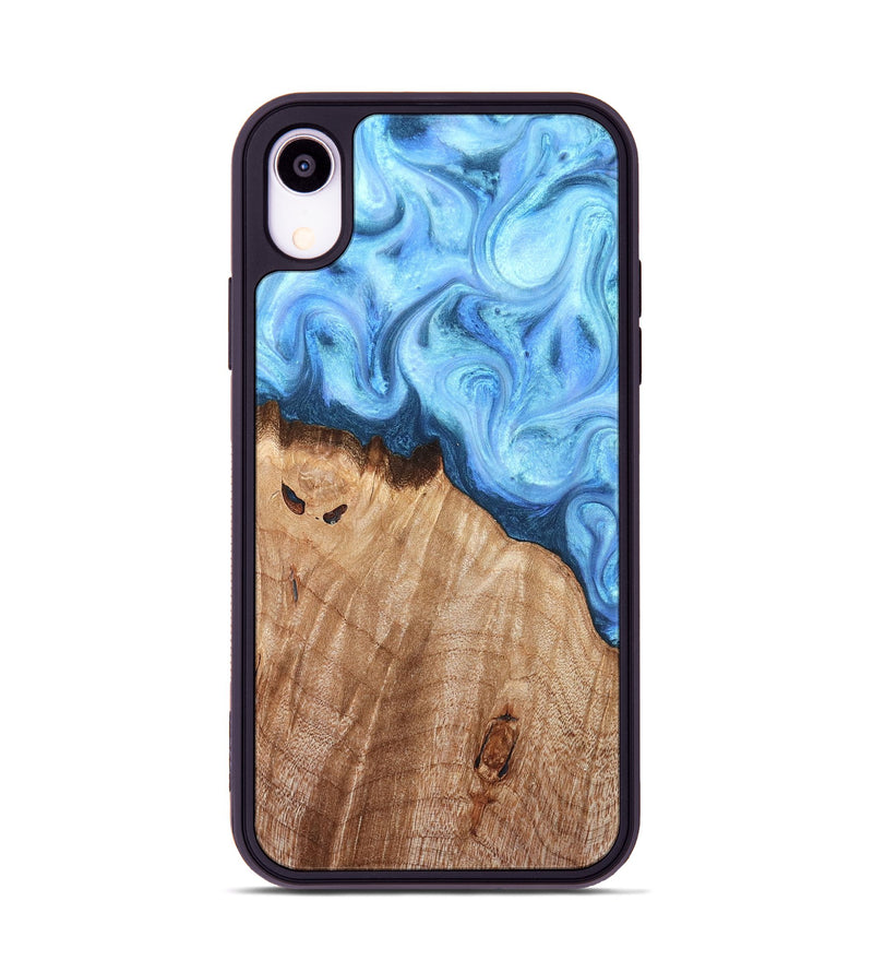 iPhone Xr Wood Phone Case - Raekwon (Blue, 821243)