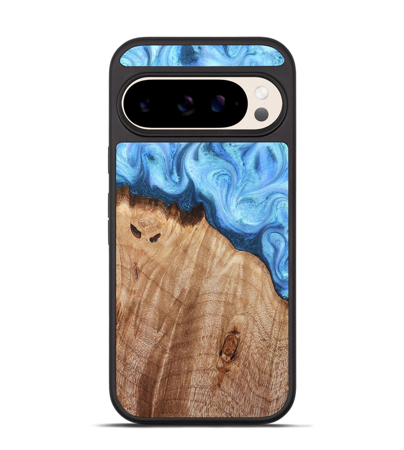 Pixel 10 Wood Phone Case - Raekwon (Blue, 821243)