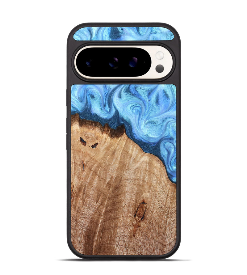 Pixel 9 Pro Wood Phone Case - Raekwon (Blue, 821243)