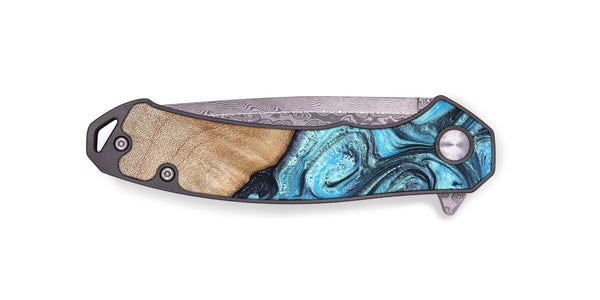 EDC Wood Pocket Knife - Jules (Blue, 821245)