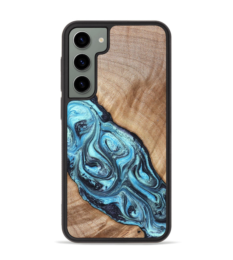 Galaxy S23 Plus Wood Phone Case - Jules (Blue, 821245)