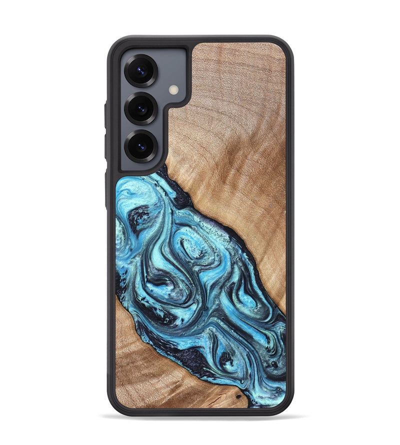 Galaxy S25 Plus Wood Phone Case - Jules (Blue, 821245)