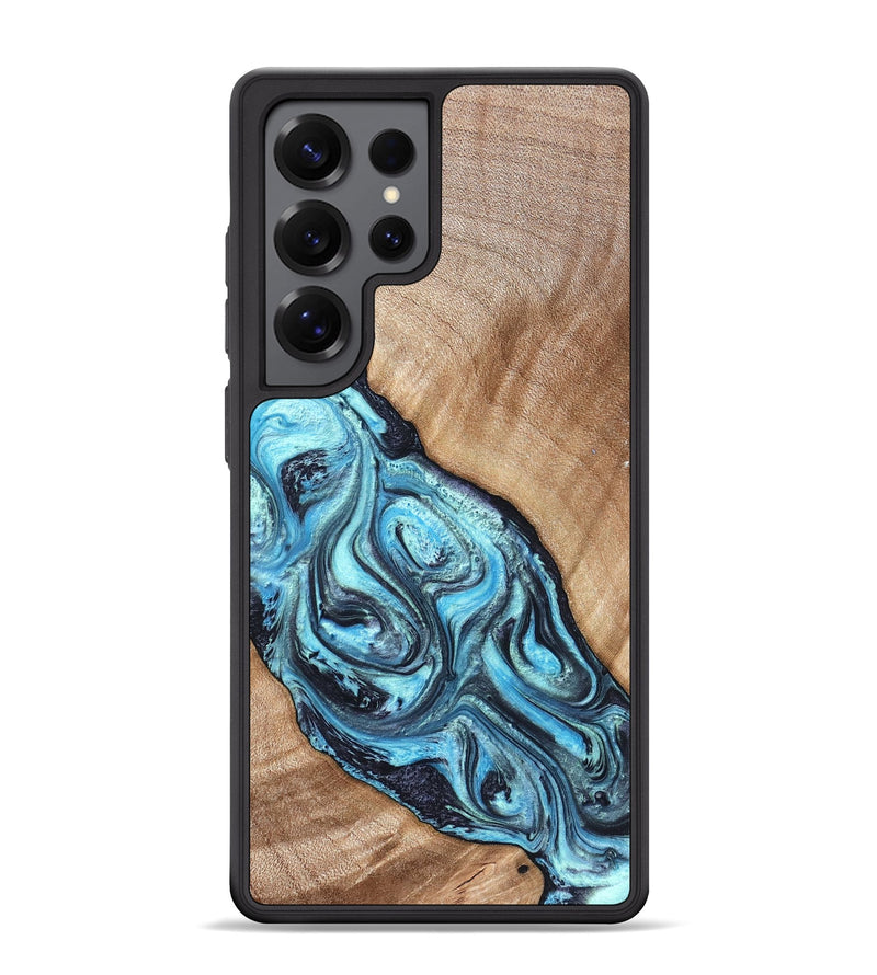 Galaxy S25 Ultra Wood Phone Case - Jules (Blue, 821245)