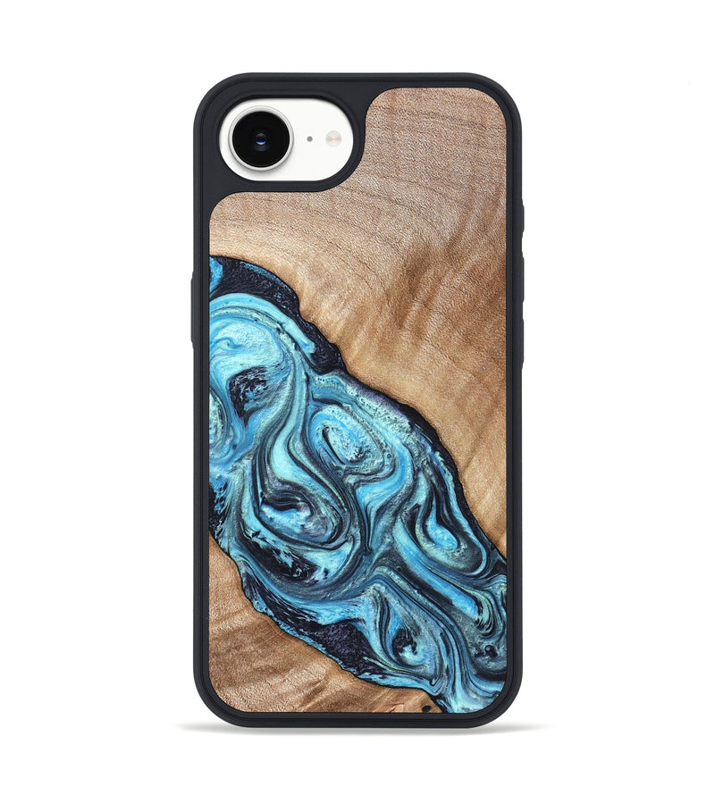 iPhone 16e Wood Phone Case - Jules (Blue, 821245)