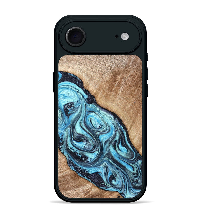 iPhone 17 Air Wood Phone Case - Jules (Blue, 821245)