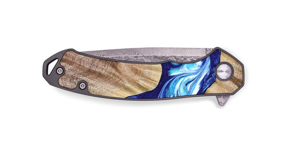 EDC Wood Pocket Knife - Elia (Blue, 821246)