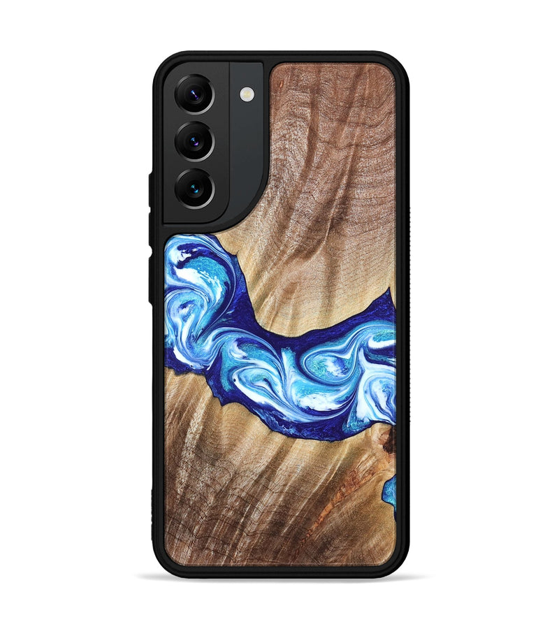 Galaxy S22 Plus Wood Phone Case - Elia (Blue, 821246)
