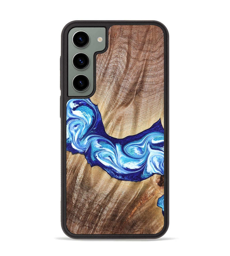 Galaxy S23 Plus Wood Phone Case - Elia (Blue, 821246)