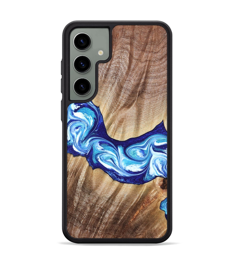 Galaxy S24 Plus Wood Phone Case - Elia (Blue, 821246)
