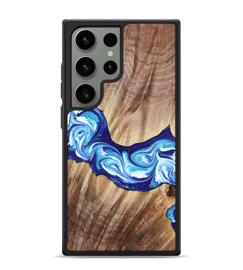 Galaxy S24 Ultra Wood Phone Case - Elia (Blue, 821246)