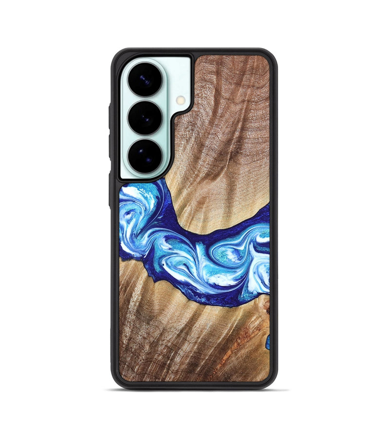 Galaxy S26 Wood Phone Case - Elia (Blue, 821246)
