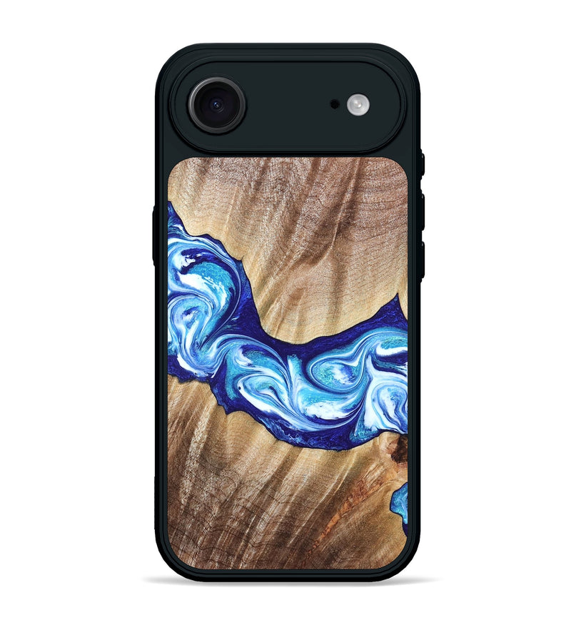 iPhone 17 Air Wood Phone Case - Elia (Blue, 821246)