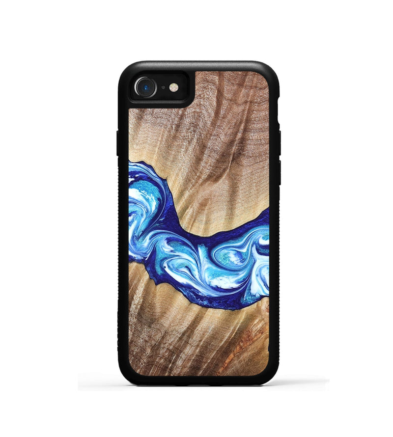 iPhone SE Wood Phone Case - Elia (Blue, 821246)