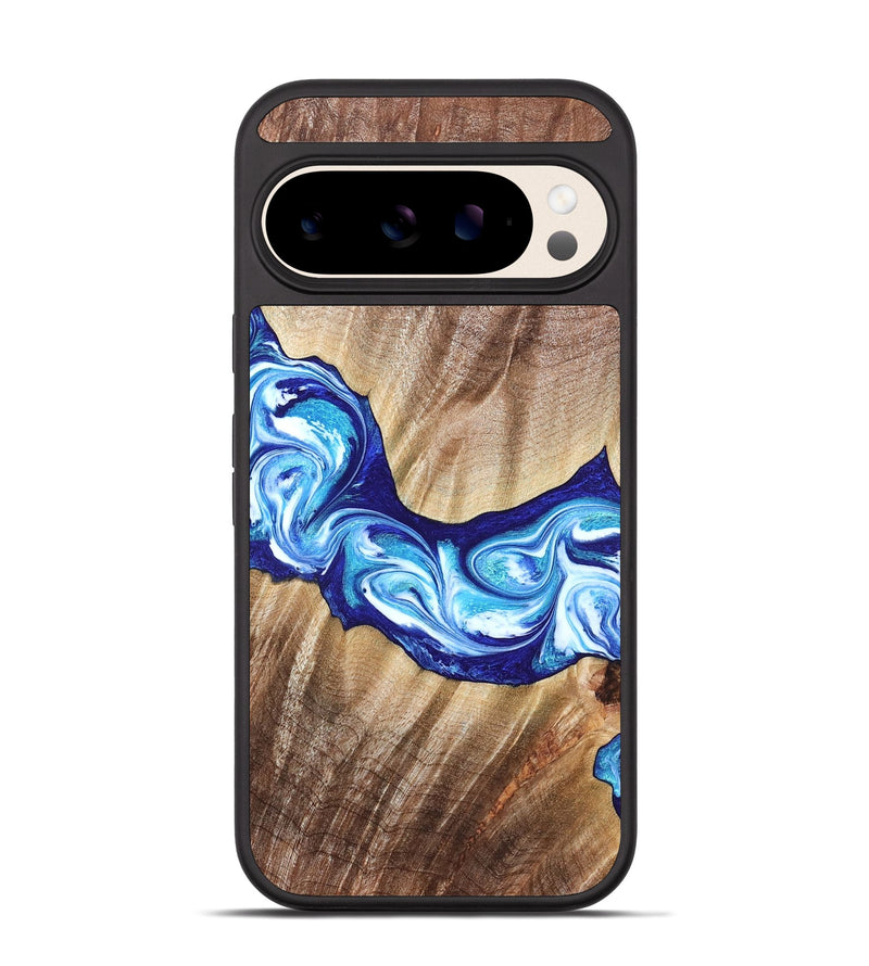 Pixel 10 Wood Phone Case - Elia (Blue, 821246)
