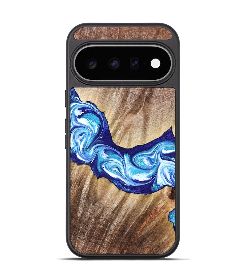 Pixel 11 Wood Phone Case - Elia (Blue, 821246)