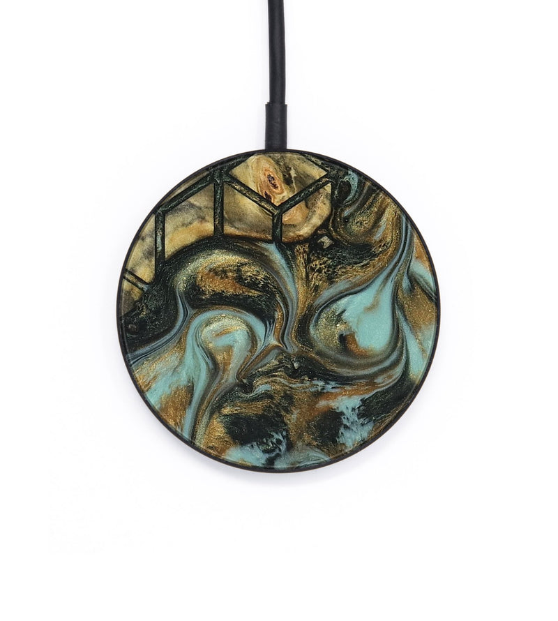 Circle Wood Wireless Charger - Taniyah (Pattern, 821251)