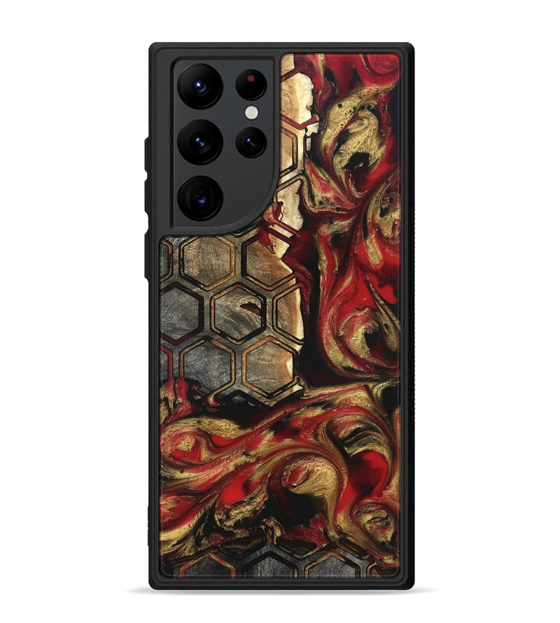 Galaxy S22 Ultra Wood Phone Case - Patti (Pattern, 821254)