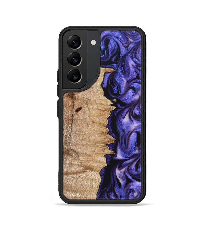 Galaxy S22 Wood Phone Case - Matilda (Purple, 821260)