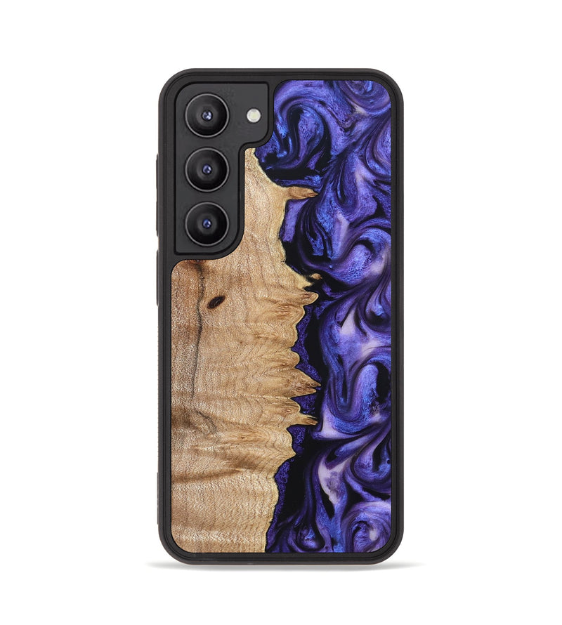 Galaxy S23 Wood Phone Case - Matilda (Purple, 821260)