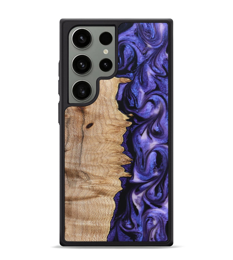 Galaxy S24 Ultra Wood Phone Case - Matilda (Purple, 821260)