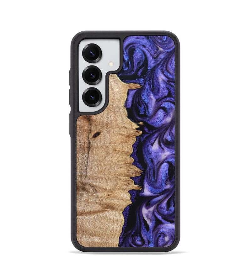 Galaxy S25 Wood Phone Case - Matilda (Purple, 821260)