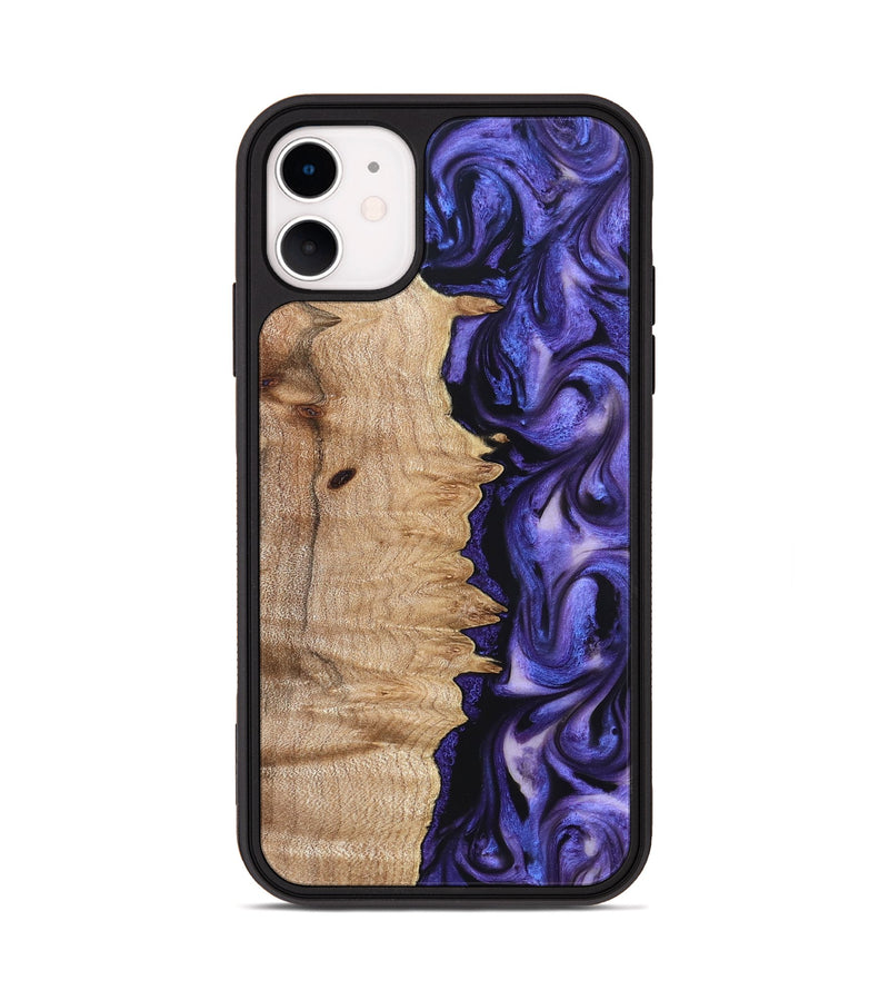 iPhone 11 Wood Phone Case - Matilda (Purple, 821260)