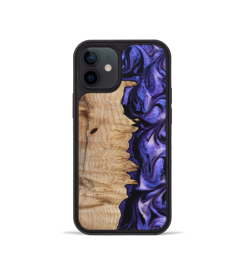 iPhone 12 mini Wood Phone Case - Matilda (Purple, 821260)