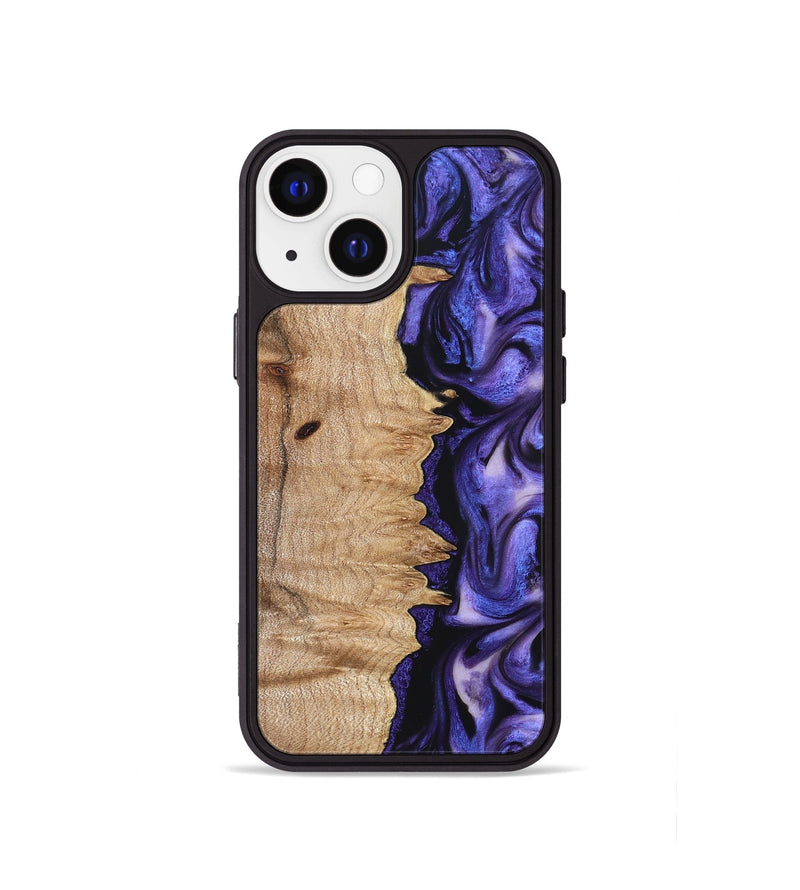 iPhone 13 mini Wood Phone Case - Matilda (Purple, 821260)