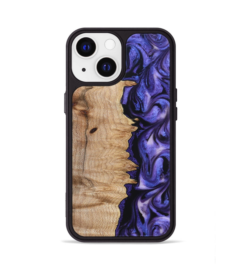 iPhone 13 Wood Phone Case - Matilda (Purple, 821260)