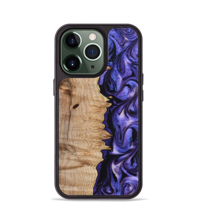 iPhone 13 Pro Wood Phone Case - Matilda (Purple, 821260)