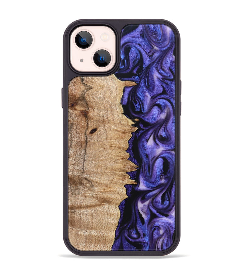 iPhone 14 Plus Wood Phone Case - Matilda (Purple, 821260)