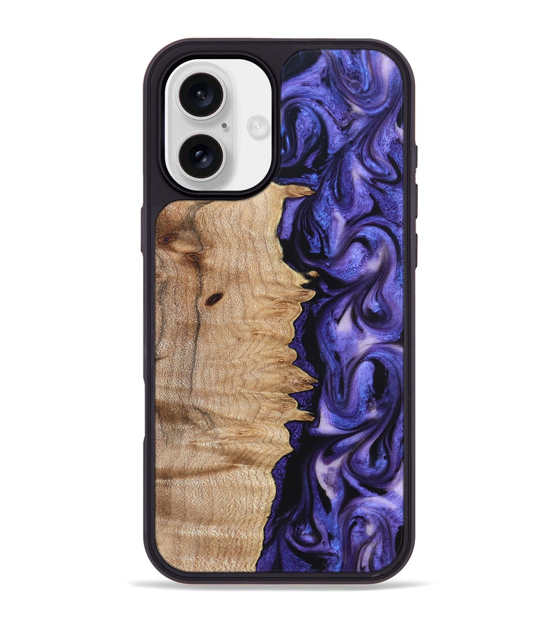iPhone 16 Plus Wood Phone Case - Matilda (Purple, 821260)