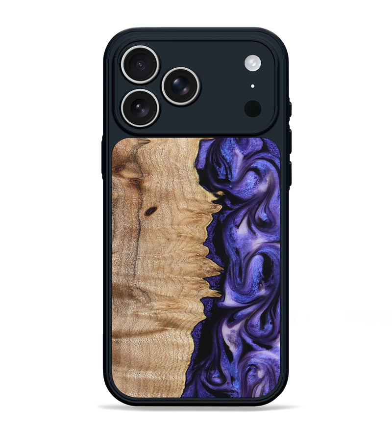 iPhone 17 Pro Max Wood Phone Case - Matilda (Purple, 821260)