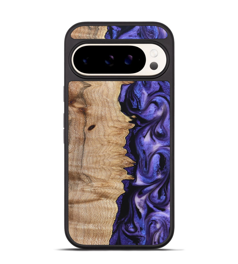 Pixel 9 Wood Phone Case - Matilda (Purple, 821260)