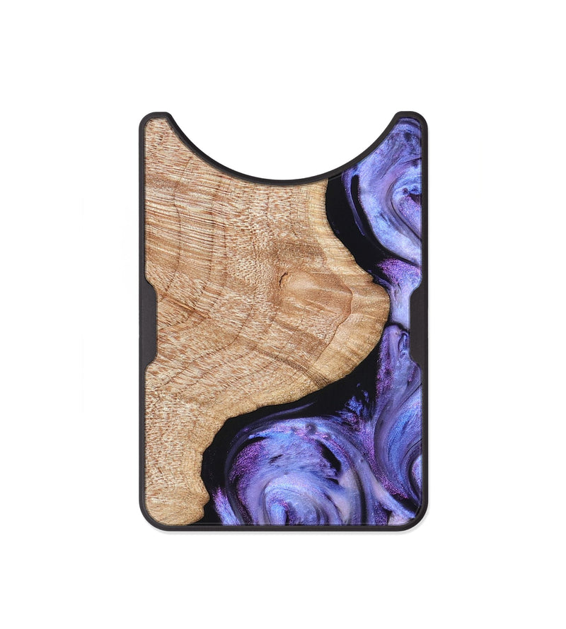Alloy Wood Wallet - Meaghan (Purple, 821262)