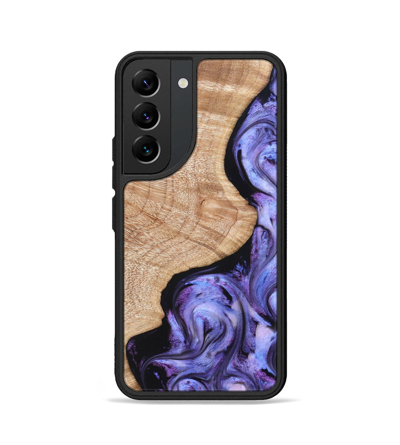 Galaxy S22 Wood Phone Case - Meaghan (Purple, 821262)