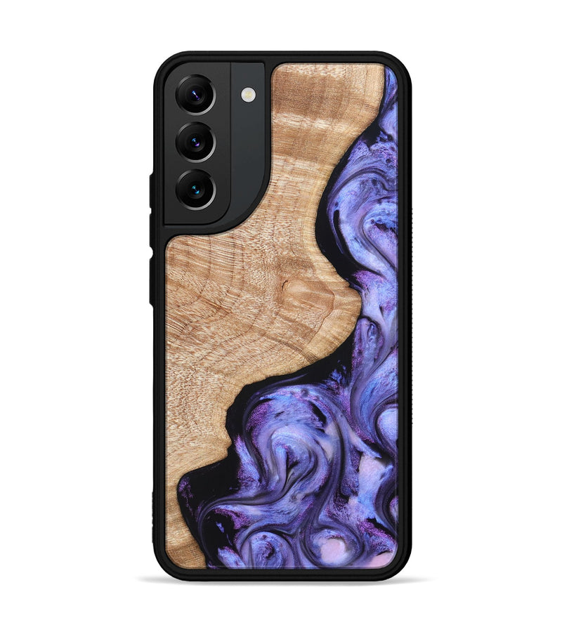 Galaxy S22 Plus Wood Phone Case - Meaghan (Purple, 821262)