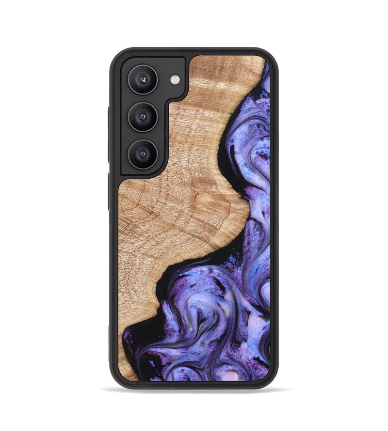 Galaxy S23 Wood Phone Case - Meaghan (Purple, 821262)