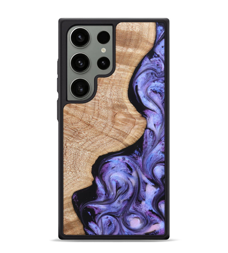 Galaxy S24 Ultra Wood Phone Case - Meaghan (Purple, 821262)