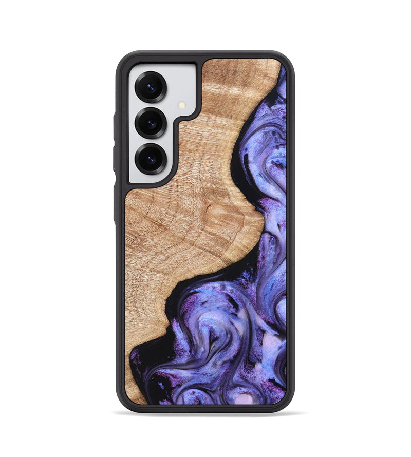 Galaxy S25 Wood Phone Case - Meaghan (Purple, 821262)
