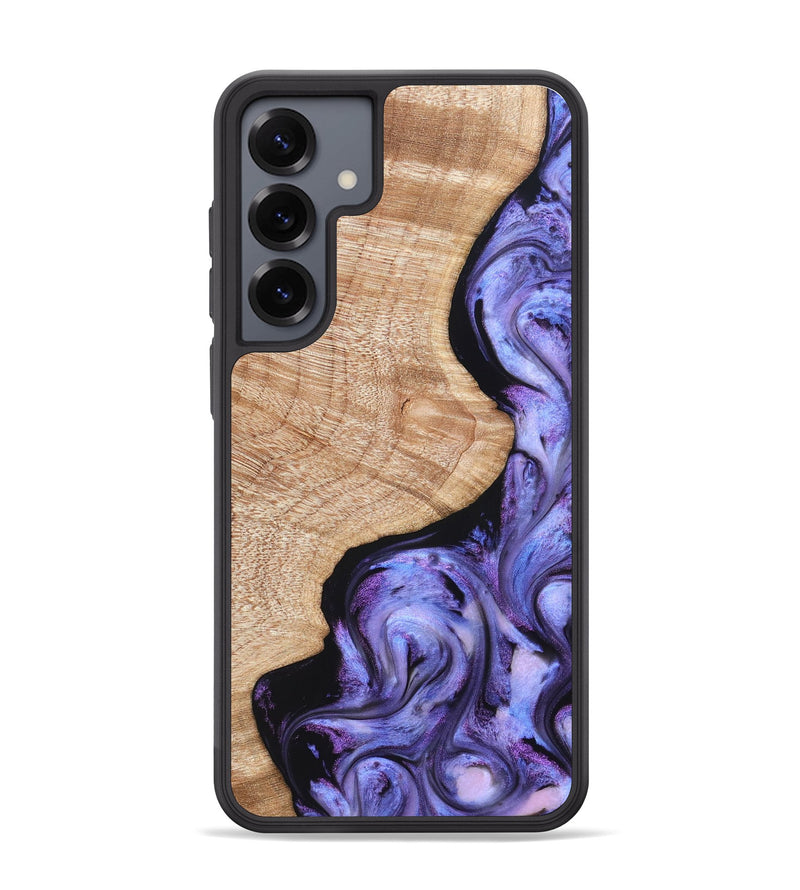 Galaxy S25 Plus Wood Phone Case - Meaghan (Purple, 821262)