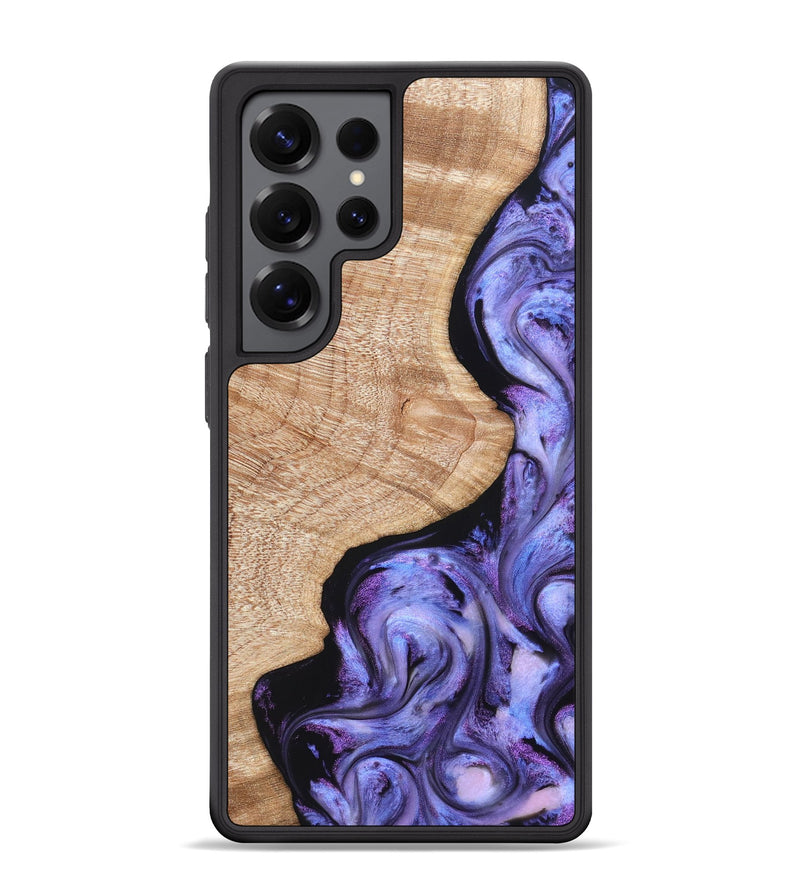 Galaxy S25 Ultra Wood Phone Case - Meaghan (Purple, 821262)