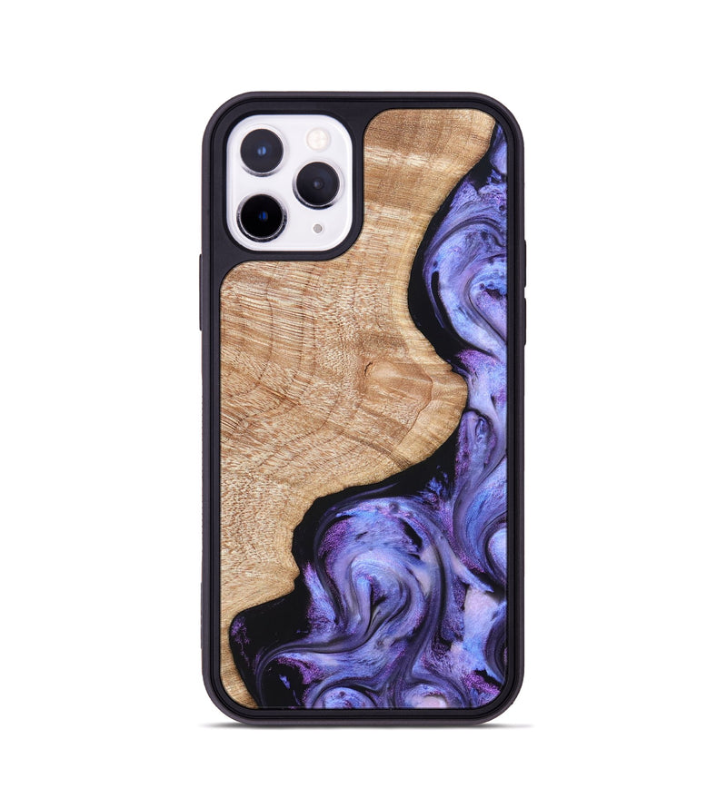 iPhone 11 Pro Wood Phone Case - Meaghan (Purple, 821262)