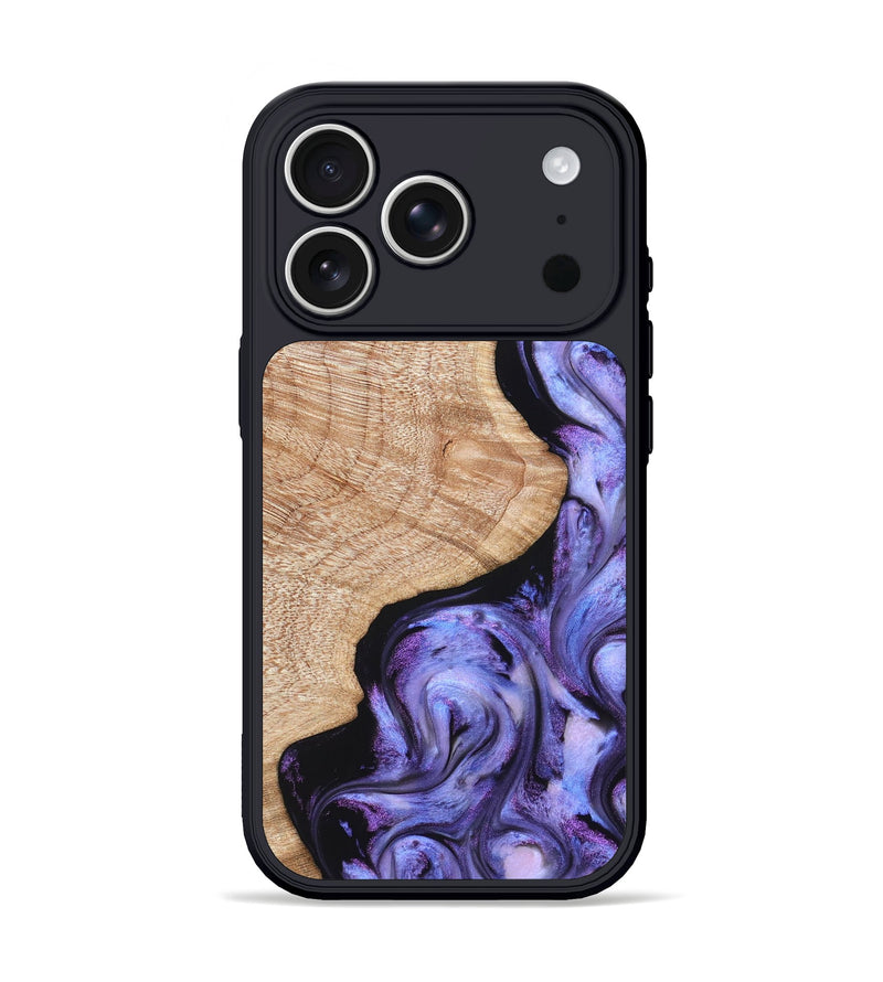 iPhone 17 Pro Wood Phone Case - Meaghan (Purple, 821262)