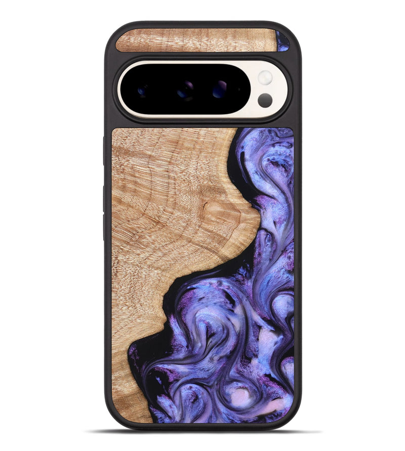 Pixel 9 Pro XL Wood Phone Case - Meaghan (Purple, 821262)