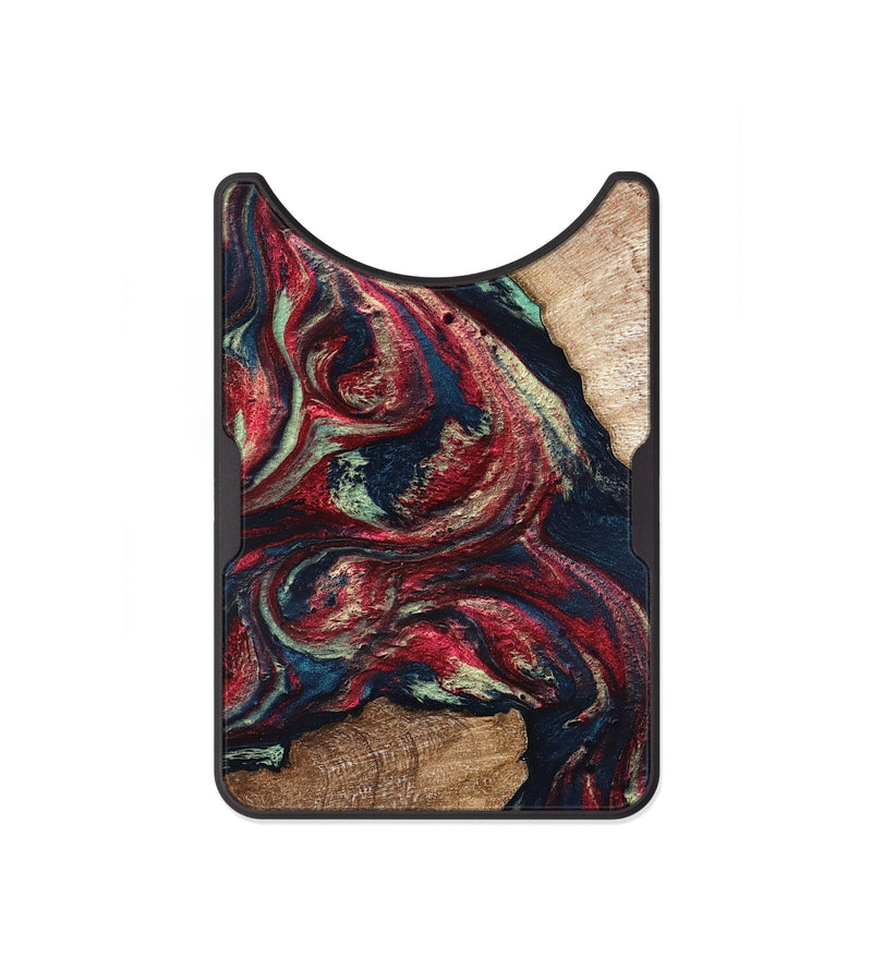 Alloy Wood Wallet - Bobbye (Red, 821268)