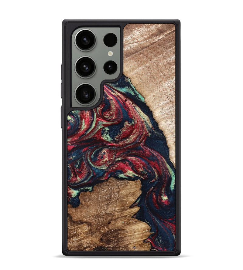 Galaxy S24 Ultra Wood Phone Case - Bobbye (Red, 821268)
