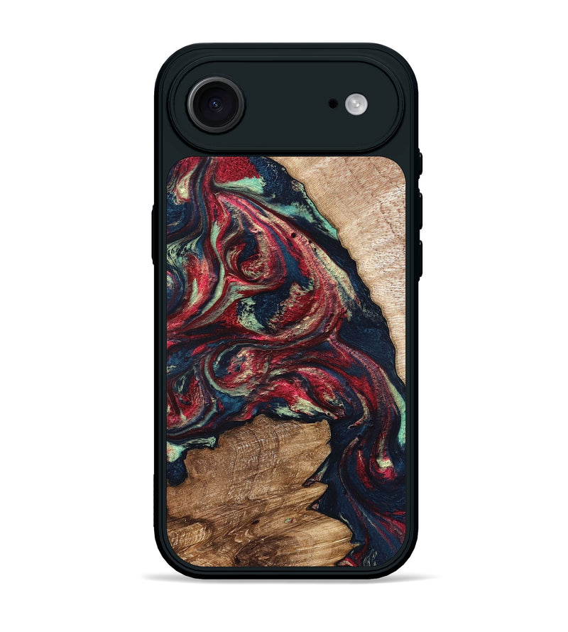 iPhone 17 Air Wood Phone Case - Bobbye (Red, 821268)