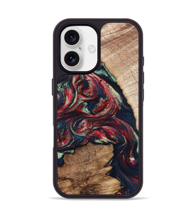 iPhone 17 Wood Phone Case - Bobbye (Red, 821268)